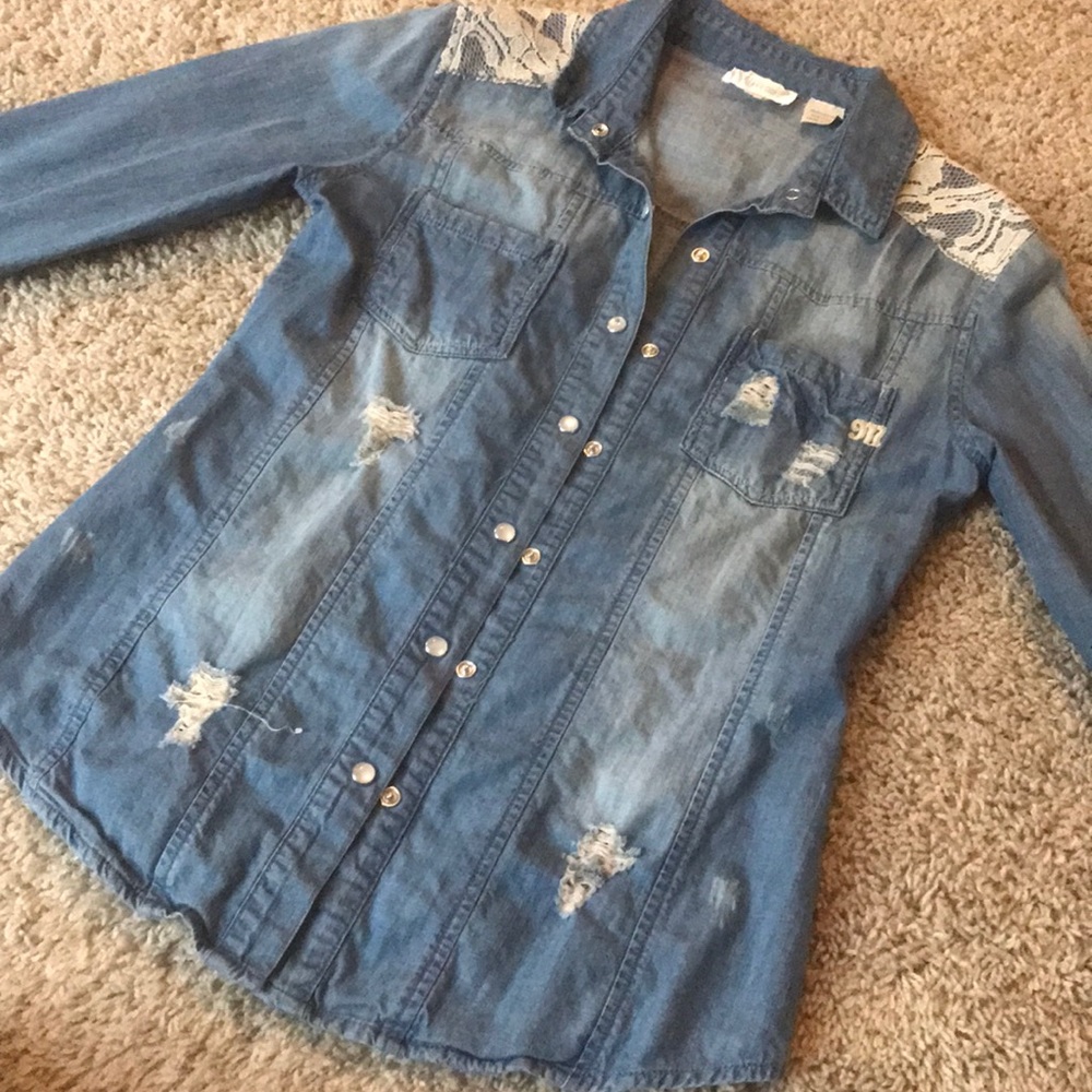 Miss Me distressed jean jacket